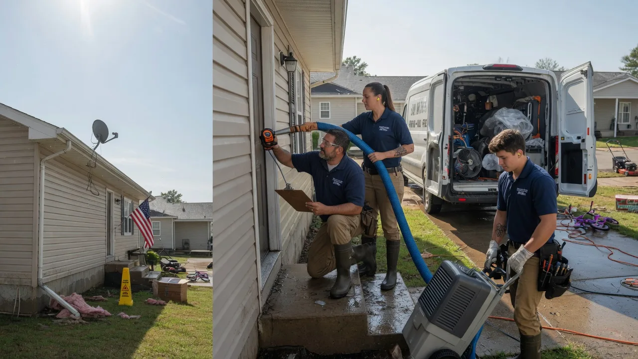Ceiling Water Damage Restoration in Fort Atkinson, WI near me